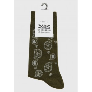 Funky Buddha Kάλτσες Ψηλές 1 Ζευγάρι (FBM012-063-10-DUSTY-OLIVE)