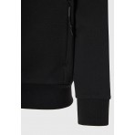 Funky Buddha Ανδρική Ζακέτα Πικέ Μαύρη