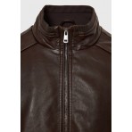 Funky Buddha Biker Μπουφάν Καφέ