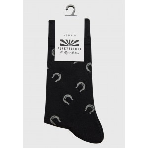 Funky Buddha Kάλτσες Ψηλές 1 Ζευγάρι (FBM012-069-10-BLACK)