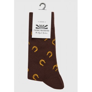 Funky Buddha Ανδρικές Κάλτσες (FBM012-069-10-CHESTNUT)