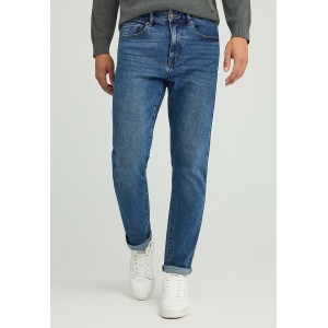 Funky Buddha Tapered Fit Slim Παντελόνι Τζιν Ανδρικό (FBM012-070-02-MD-BLUE)