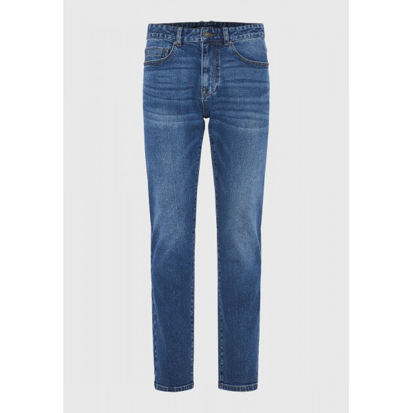 Funky Buddha Ανδρικό Τζην Παντελόνι Tapered Fit (FBM012-070-02-MD-BLUE)