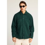 Funky Buddha Ανδρικό Μακρυμάνικο Πουκάμισο Κυπαρισσί