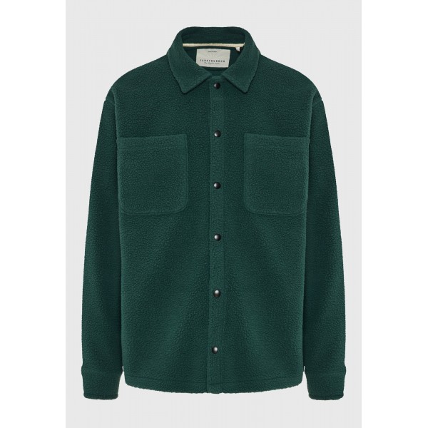 Funky Buddha Ανδρικό Πουκάμισο Φούτερ (FBM012-070-06-PINE-GREEN)