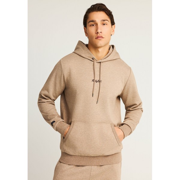 Funky Buddha Ανδρικό Φούτερ Με Κουκούλα (FBM012-071-06-BEIGE-MEL)
