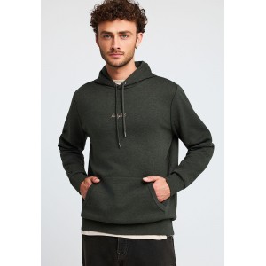 Funky Buddha Ανδρικό Φούτερ Με Κουκούλα (FBM012-071-06-FOREST-NIGHT-MEL)