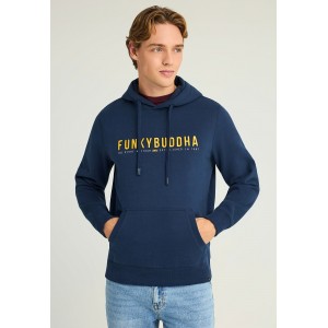Funky Buddha Regular Fit Hoodie Ανδρικό (FBM012-072-06-NAVY)