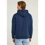 Funky Buddha Ανδρικό Φούτερ Με Κουκούλα (FBM012-072-06-NAVY)