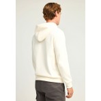 Funky Buddha Ανδρικό Φούτερ Με Κουκούλα (FBM012-074-06-OFF-WHITE)