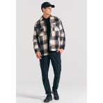 Funky Buddha Ανδρικό Μπουφάν Με Γιακά