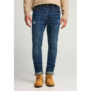 Funky Buddha Loose Tapered Fit Παντελόνι Τζιν Ανδρικό (FBM012-075-02-MD-BLUE)