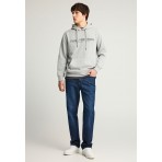 Funky Buddha Ανδρικό Φούτερ με Κουκούλα Γκρι