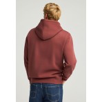 Funky Buddha Ανδρικό Φούτερ Με Κουκούλα (FBM012-075-06-HENNA-BROWN)