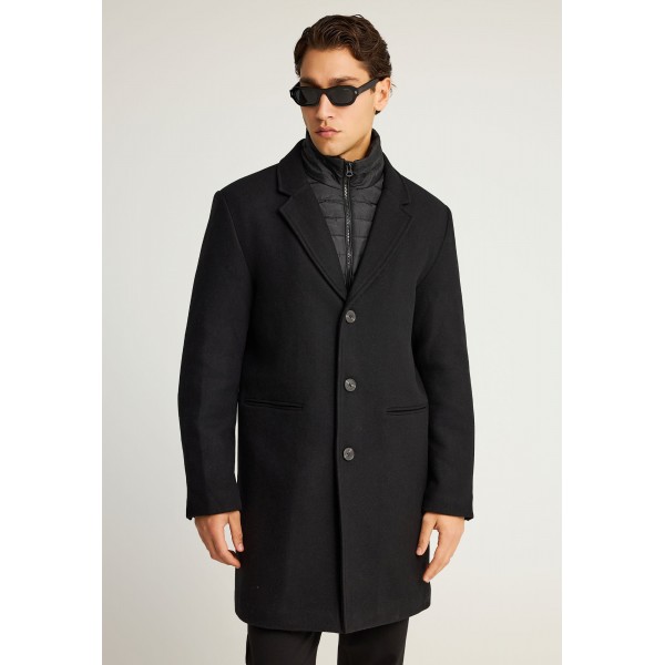 Funky Buddha Ανδρικό Παλτό (FBM012-076-01-BLACK)