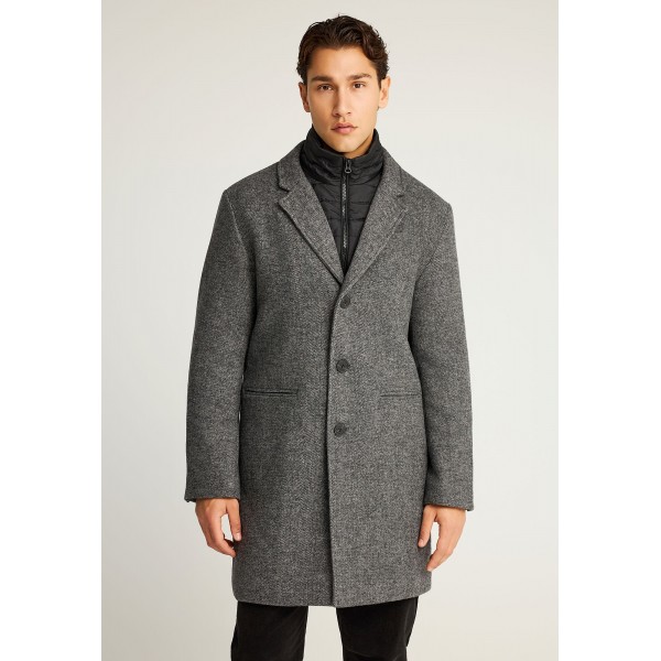 Funky Buddha Ανδρικό Παλτό (FBM012-076-01-DK-GREY)