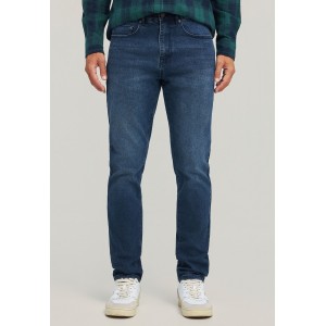 Funky Buddha Ανδρικό Τζην Παντελόνι Tapered Fit (FBM012-076-02-BLUE-BLACK)