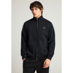 Funky Buddha Ανδρική Ζακέτα Μαύρη