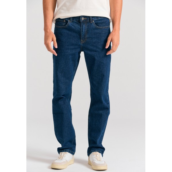 Funky Buddha Ανδρικό Τζην Παντελόνι Regular Fit (FBM012-080-02-DK-BLUE)