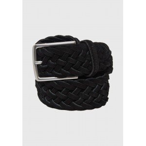 Funky Buddha Leather Ζώνη Casual (FBM012-096-10-BLACK)