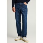 Funky Buddha Ανδρικό Παντελόνι Τζιν Μπλε Σκούρο