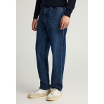 Funky Buddha Ανδρικό Παντελόνι Τζιν Μπλε Σκούρο