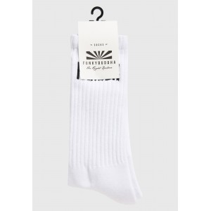 Funky Buddha Ανδρικές Κάλτσες (FBM012-361-10-WHITE)