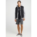 Funky Buddha Ανδρικό Αμάνικο Μπουφάν Μαύρο