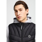 Funky Buddha Ανδρικό Αμάνικο Μπουφάν Μαύρο