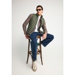 Funky Buddha Ανδρικό Αμάνικο Μπουφάν Χακί