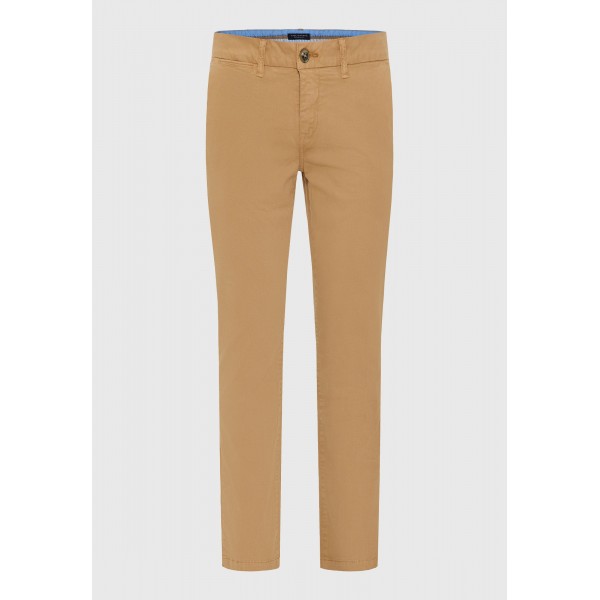 Funky Buddha Ανδρικό Παντελόνι Chino (FBM013-001-02-BEIGE)