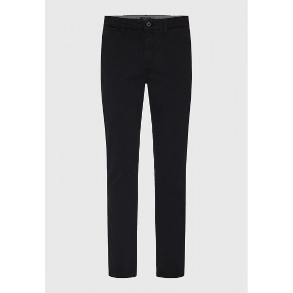 Funky Buddha Ανδρικό Παντελόνι Chino (FBM013-001-02-BLACK)