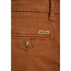 Funky Buddha The Essentials Ανδρικό Παντελόνι Chino Καφέ