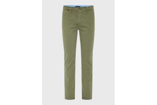 Funky Buddha The Essentials Παντελόνι Chino Ανδρικό (FBM013-001-02-DEEP-FOREST)