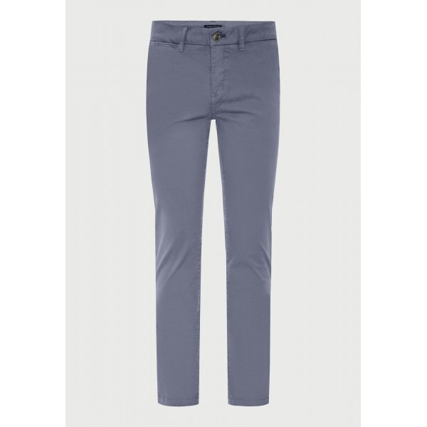 Funky Buddha The Essentials Παντελόνι Chino Ανδρικό (FBM013-001-02-DUSTY-BLUE)