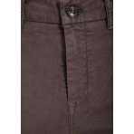 Funky Buddha The Essentials Ανδρικό Παντελόνι Chino Καφέ