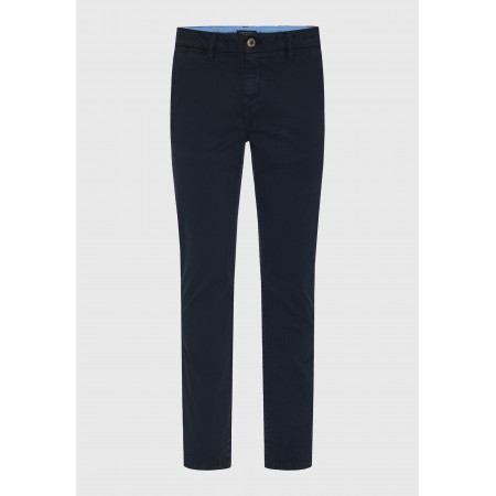 Funky Buddha The Essentials Ανδρικό Παντελόνι Chino Μπλε Σκούρο