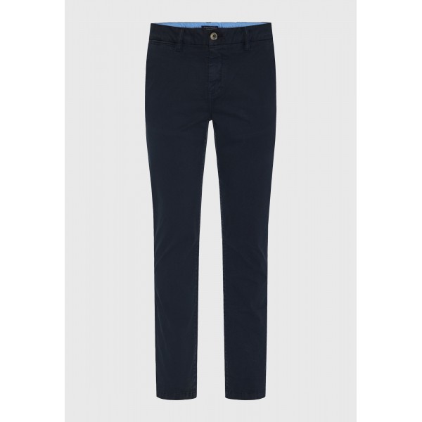 Funky Buddha Ανδρικό Παντελόνι Chino (FBM013-001-02-NAVY)
