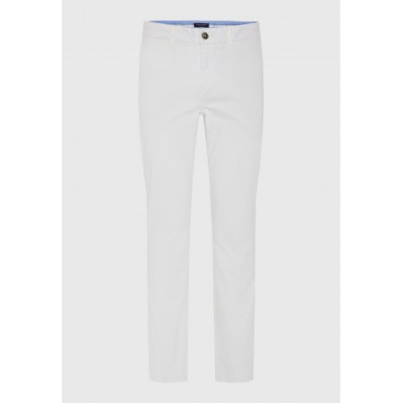 Funky Buddha The Essentials Ανδρικό Παντελόνι Chino Λευκό