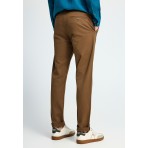 Funky Buddha The Essentials Ανδρικό Παντελόνι Chino Καφέ