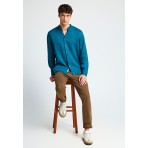 Funky Buddha The Essentials Ανδρικό Παντελόνι Chino Καφέ