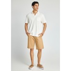 Funky Buddha The Essentials Ανδρική Βερμούδα Chino Μπεζ