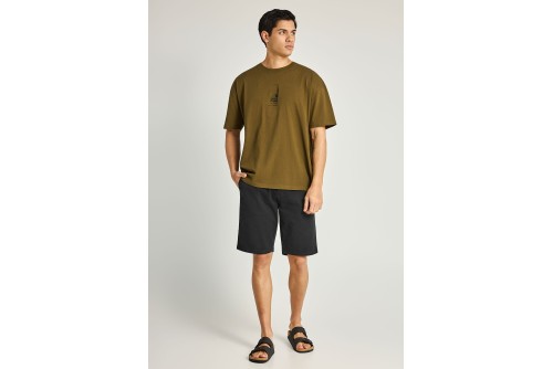 Funky Buddha Βερμούδα Chino Ανδρική (FBM013-001-03-BLACK)