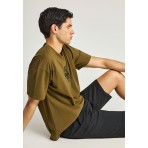 Funky Buddha Ανδρική Βερμούδα Chino (FBM013-001-03-BLACK)