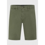 Funky Buddha Ανδρική Βερμούδα Chino (FBM013-001-03-DEEP-FOREST)