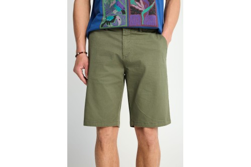 Funky Buddha Βερμούδα Chino Ανδρική (FBM013-001-03-DEEP-FOREST)