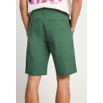 Funky Buddha The Essentials Ανδρική Βερμούδα Chino Πράσινη