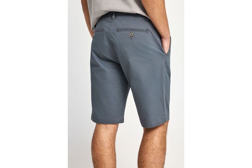 Funky Buddha The Essentials Ανδρική Βερμούδα Chino Γκρι Σκούρο
