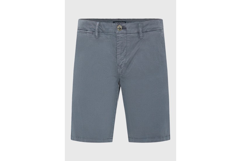 Funky Buddha The Essentials Ανδρική Βερμούδα Chino Γκρι Σκούρο
