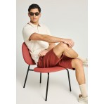 Funky Buddha The Essentials Ανδρική Βερμούδα Chino Κεραμιδί